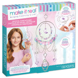 Make It Real: DIY Crystal Suncatcher - Silver, Purple & Soft Hues, Craft Your Own Beautiful Suncatcher, 139 Pieces Included, All-in-1 DIY Kit, Bedroom Décor, Tweens & Girls, Arts & Crafts, Ages 8+ Make It Real