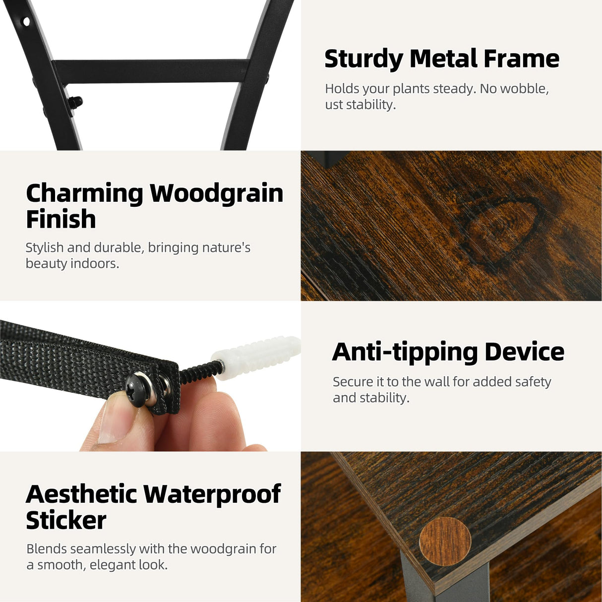 YITAHOME Tall Bookshelf with LED Light, Artistically Designed Tree Bookshelf 8-Tier Shelves, S Shaped Unique Bookshelves Corner Display Shelf for Home Office, Bedroom YITAHOME