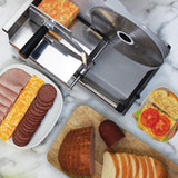 NESCO Stainless Steel Food Slicer Adjustable Thickness, 8.7",Silver Nesco