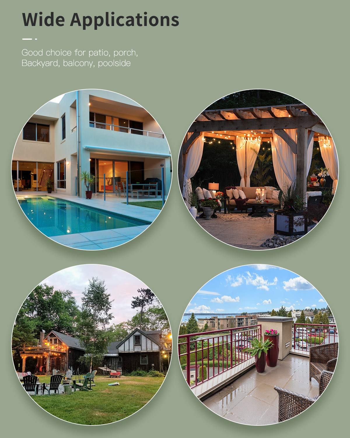 3 Piece Furniture Patio Chairs Wicker Outdoor Rattan Conversation Bistro Set for Backyard Porch Poolside Lawn (Black) PayLessHere