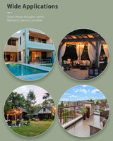 3 Piece Furniture Patio Chairs Wicker Outdoor Rattan Conversation Bistro Set for Backyard Porch Poolside Lawn (Black) PayLessHere