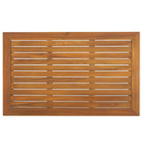 SAFAVIEH Outdoor Collection Dune Natural Brown Slatted Top Solid Wood Coffee Table SAFAVIEH