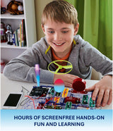Snap Circuits Light Electronics Exploration Kit | Over 175 Exciting STEM Projects | Full Color Project Manual | 55+ Snap Circuits Parts | STEM Educational Toys for Kids 8+ Snap Circuits
