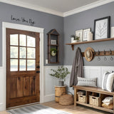 Fttoyoly Love You Bye Sign Above Door, Love You Bye Wooden Wall Decor Farmhouse Boho Home Decor Heartfelt Message for Your Family Lovers Wall Art Gifts Hallway Entryway Fttoyoly