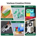 Creality PLA Filament 1.75mm Bundle 2KG, 3D Printer Filament Dimensional Accuracy +/- 0.02mm, No-Tangling Strong Bonding 3D Printing Filament, Fits for Most FDM 3D Printers (Red & Blue) Creality