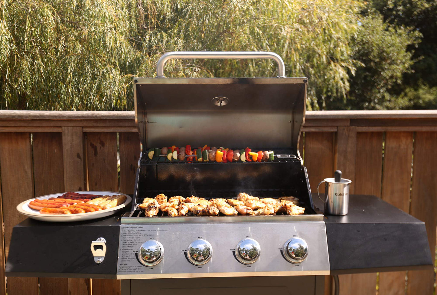 Cuisinart CGG-7400 Propane, 54 Inch, Full Size Four-Burner Gas Grill