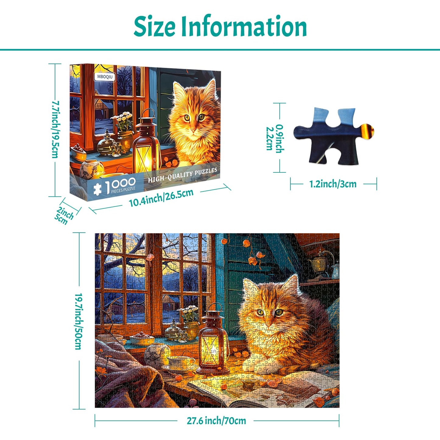 1000 Piece Puzzle for Adults Reading Cat Puzzles for Adults 1000 Piece Cute Kitten Jigsaw Puzzles 1000 Pieces Cozy Cabin 1000 Piece Puzzle Snowscape Painting Puzzle 1000 Pieces 1000 Puzzle for Adults