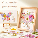 Happytime Flower Press Kit for Kids, Creativity Crafts DIY Plant Drying Set, Wooden Convenient to Carry, Gift for Boys and Girls Happytime