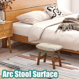 viewcare Foot Stools Ottoman, Small Foot Stool Ottoman, and Footstool, Wooden Foot Stool, Sofa Footrest Extra Seating for Living Room Entryway Office viewcare