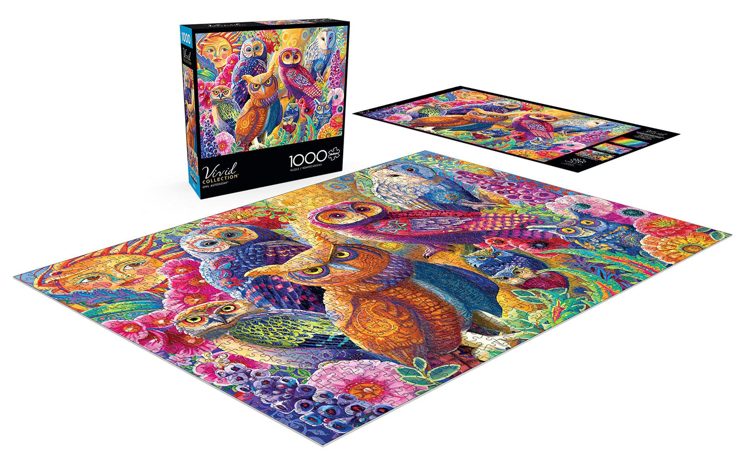 Buffalo Games - Laura Audi - Owl Autonomy - 1000 Piece Jigsaw Puzzle for Adults -Challenging Puzzle Perfect for Game Nights - Finished Size is 26.75 x 19.75