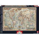 Educa Political Map of The World Puzzle, 1500-Piece Educa