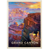 MyPuzzle Grand Canyon National Park: Sunset, Vintage Poster - Premium 1000 Piece Jigsaw Puzzle for Adults MyPuzzle.com