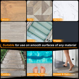 SMILOOL Clear Non Slip Stair Treads for Wooden Steps Indoor, 4" x 40" 5 Pack, Pre-Cut Anti Slip Stair Strips for Wood Stairs, Waterproof Grip Tape for Kids Elders and Pets, Transparent SMILOOL