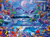 Ravensburger Moonlit Magic Puzzle - 500 Piece Glow in The Dark Jigsaw | Unique Piece Design | Anti-Glare Surface for Adults | FSC-Certified Materials Ravensburger
