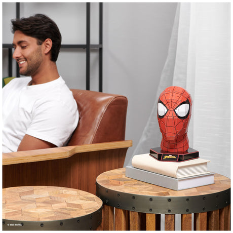 4D Build, Marvel Spider-Man 3D Puzzle Model Kit with Stand 82 Pcs | Spider-Man Desk Decor | Building Toys | 3D Puzzles for Adults & Teens 12+ 4D Build