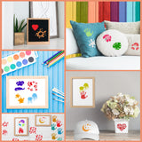 Graffiti Stencils for Crafts - Plastic Reusable Small Stencils for Wood, Rock Painting (64pcs/3inch) Felixcraft