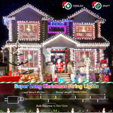 Heceltt Christmas Lights Outdoor, 394FT 1000LED Christmas Lights with 8 Modes and Timer Memory Function Christmas String Lights Waterproof Plug in for Xmas Tree Wedding Party Holiday Decor Heceltt