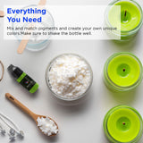 Rolio Liquid Candle Dye, 18 Colors (0.33 oz Each) – Unscented Dyes for Candle Making Supplies, Vibrant Colorants for Soap Crafting, Silicone Mold Projects, and DIY Wax Art, Great Crafting Supplies Rolio