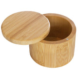 Totally Bamboo Salt Cellar Bamboo Storage Box with Magnetic Swivel Lid, 6 Ounce Capacity Totally Bamboo