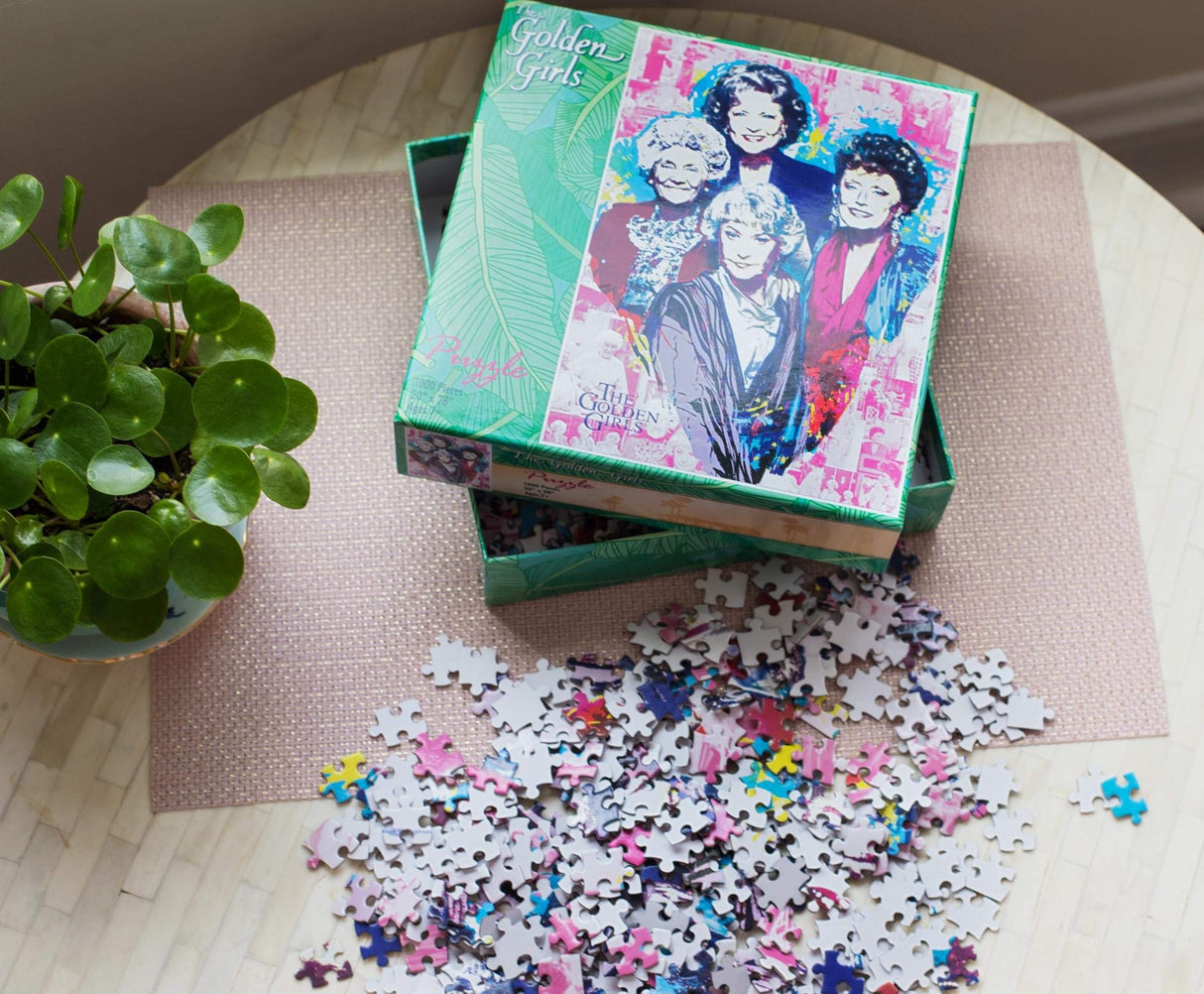 The Golden Girls Puzzle for Adults and Kids | 1000 Piece Jigsaw Puzzle | Funny Retro '80s TV Show Collage | Interactive Brain Teaser for Family Game Night | 28 x 20 Inches Toynk