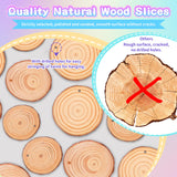 AOSITE Wooden Crafts Kit for Kids-Glow in The Dark-Arts and Crafts for Kids Ages 6-12, Wood Slices Painting Craft Activities Kits, Creative Art Toys for 6 7 8 9 10 11 12 Year Old AOSITE