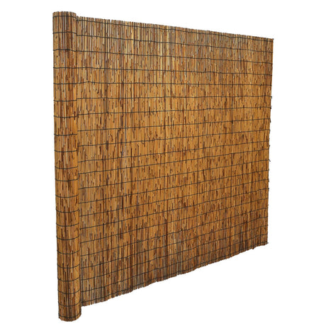 CSBWDLT Natural Reed Fencing, Eco-Friendly Reed Fence, 4 feet High x 13.1 feet Long, Reed Screen for Backyard Patio Garden and More,Brown CSBWDLT