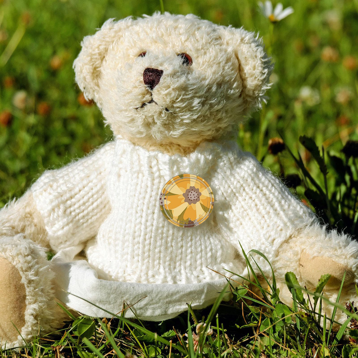 24 Pcs Acrylic Design Button Badge 2.3 Inch，Clear Design Craft Buttons Pins Making Kit Sublimation Buttons for DIY Craft Party Picture Make Your Own Buttons (Clear) NEETUE