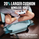 Dowinx Gaming Chair Fabric with Pocket Spring Cushion, High Back Ergonomic Computer Chair with Footrest for Adults, Massage Lumbar Support Swivel Game Chair for Office Gaming 300LBS, Aqua Dowinx