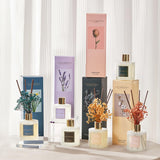 Cocorrína Reed Diffuser Set, 6.7 oz Clean Linen Scented Diffuser with Sticks Home Fragrance Reed Diffuser for Bathroom Shelf Decor COCORRÍNA