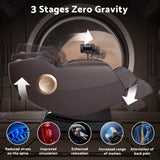 Massage Chair, Zero Gravity Full Body Massage Chair, Shiatsu Recliner with 14 Massage Points, Lumbar & Calf Heating, 20 Auto Modes, Spacious Massage Area, Bluetooth Speaker, Touch Screen Controller Mazzup