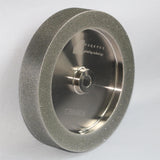 CBN Wheel 8 inch,CBN Grinding Wheels 8'' Diameter, 5/8'' Bore, 1.5'' Wide, 1'' Down The Side, for Sharpening Woodturning and HSS Tools(600 Grit) WoodArtSupply