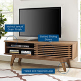 Modway Render 48" Mid-Century Modern Low Profile Media Console TV Stand, 48 Inch, Walnut Modway