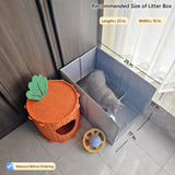 GesomePurrz Extra Large Cat Litter Box Enclosure, Open Top High Side Splash Guard for Litter Box, Waterproof Pee Shield for Cat Litter Boxes Gesomepurrz