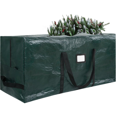 Large Christmas Tree Storage Bags Heavy Duty Tree Bags Holiday Storage Bags Protects From Moisture Or Dust,Alternative To Xmas Tree Storage Box (Green, 7.5 Ft)