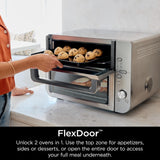 Ninja Double Stack XL Countertop Oven & Air Fryer, 12-in-1, Flexdoor, FlavorSeal, SMART FINISH with DualZone Technology, Countertop Oven, Air Fryer, Bake, Broil, Reheat, Pizza, Stainless Steel, DCT601 Ninja