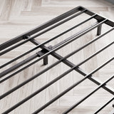 ZINUS Quick Lock Bunkie Board, Box Spring & Bed Slat Replacement, Metal Frame with Steel Slats, Easy Assembly, Queen Zinus