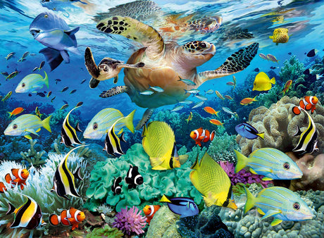 Ravensburger Underwater Paradise Jigsaw Puzzle - 150 Unique Pieces | Engaging and Educational Toy and Anti-Glare Surface | Ideal Gift for Kids | FSC Certified and Climate Pledge Friendly Ravensburger