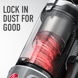 Hoover WindTunnel All-Terrain Dual Brush Roll Bagless Vacuum Cleaner, Corded Upright Vacuum, HEPA Media Filtration, Headlights, Swivel Steering, Corded Vacuum Cleaners for Home Use Hoover