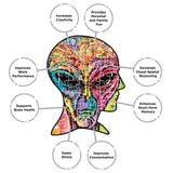 AQUARIUS - Dean Russo Alien 500 Piece Jigsaw Puzzle AQUARIUS