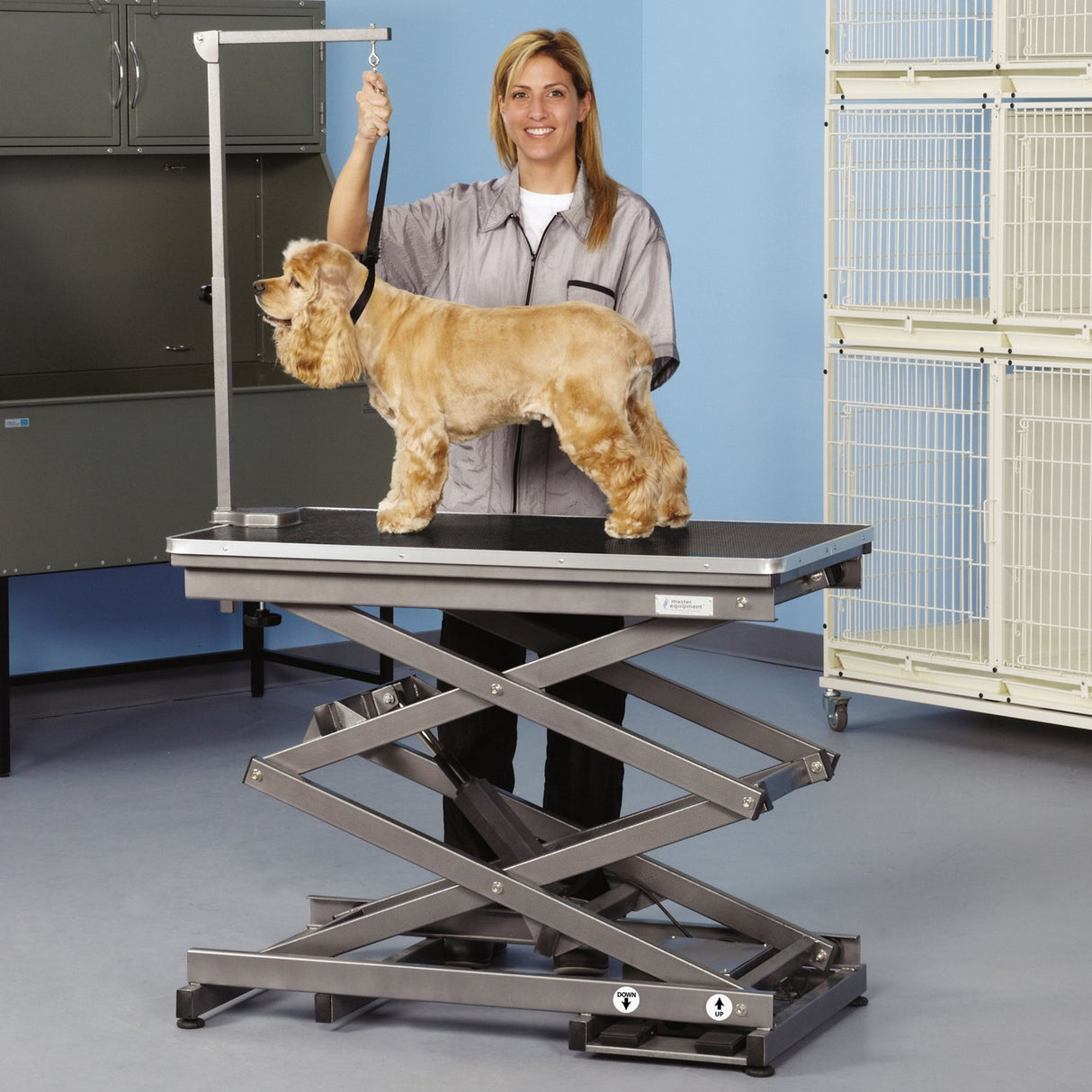 Master Equipment X-Tend Electric Grooming Table, Black Master Equipment