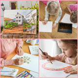 ESRICH Canvas Boards for Painting 8x10 Inch, 56 Pack Bulk 8x10 Inch Canvases for Painting- Cotton Canvas Panels for Oil, Acrylic & Watercolor Painting. ESRICH