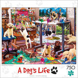 Buffalo Games - Steve Read - Painting Puppies - 750 Piece Jigsaw Puzzle for Adults -Challenging Puzzle Perfect for Game Nights - Finished Size is 24.00 x 18.00 Buffalo Games