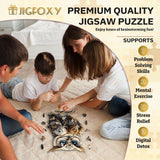 Jigfoxy Wooden Puzzles for Adults, Mechanical Owl Wood Puzzles Adult, Unique Animal Shape Wooden Jigsaw Puzzles for Adults, Birthday Gifts for Puzzle Lovers, Family(S-8.5 * 5.8in-80pcs) Jigfoxy
