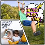 Ninja Warrior Obstacle Course for Kids Workout Equipment, 2 x 55ft Slacklines with 10 Weatherproof & Durable Ninja Kids Toys - Ninja Course for Kids Outside , Kids Obstacle Course Backyard Trailblaze