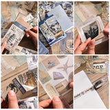 emmoolife Scrapbooking Supplies Kit, Daily Life World Travel Scrapbook Kit for Bullet Junk Journal, Stationery, A6 Grid Notebook, DIY Journaling Supplies, Birthday Craft Gift Teen Girl Kid Women emmoolife