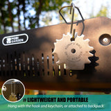 KUNIFU BBQ Grill Scraper, Stocking Stuffers, Bristle-Free for Griddle, Kitchen Gadgets Cleaner, Camping Accessories, Ideal Gifts for Christmas, for Men, Dad, Husband, Boyfriend, Fathers Day KUNIFU