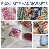 AMOHilos 30 Skeins Variegated Mercerized Egyptian Cotton Rainbow Color for Embroidery Floss Cross Stitch Threads Friendship Bracelets Floss Craft Floss (30 Colors Set) AMOHilos