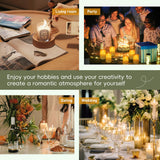 CasaCulina 2024 New Candle Making Kit with Hot Plate, Candle Making Supplies with Wax Melting Pot, Stirring Spoon, Anti-Scalding Pad, Thermometer for Adults Beginners, Candle Making Pouring Pot CasaCulina