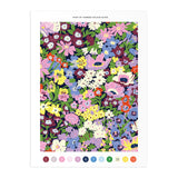 Galison Liberty Thorpe – DIY 9 x 12 Paint by Number Kit with Iconic Liberty Print Art for Beginners and Experts Includes Paint and Brushes Galison