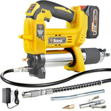 STEINBRÜCKE Grease Gun - Grease Gun Battery Powered, Cordless Grease Gun with 40” Long Hose, Electric Grease Gun STEINBRÜCKE